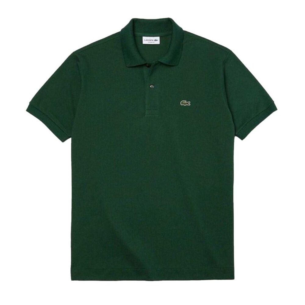 Lacoste Mens Classic Short-Sleeved Polo Shirt / Green